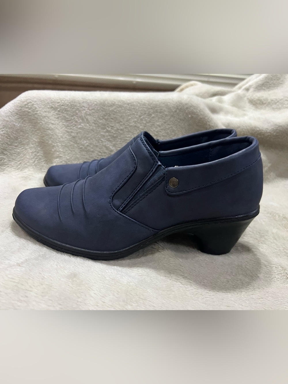 easy street navy Bennett Booties